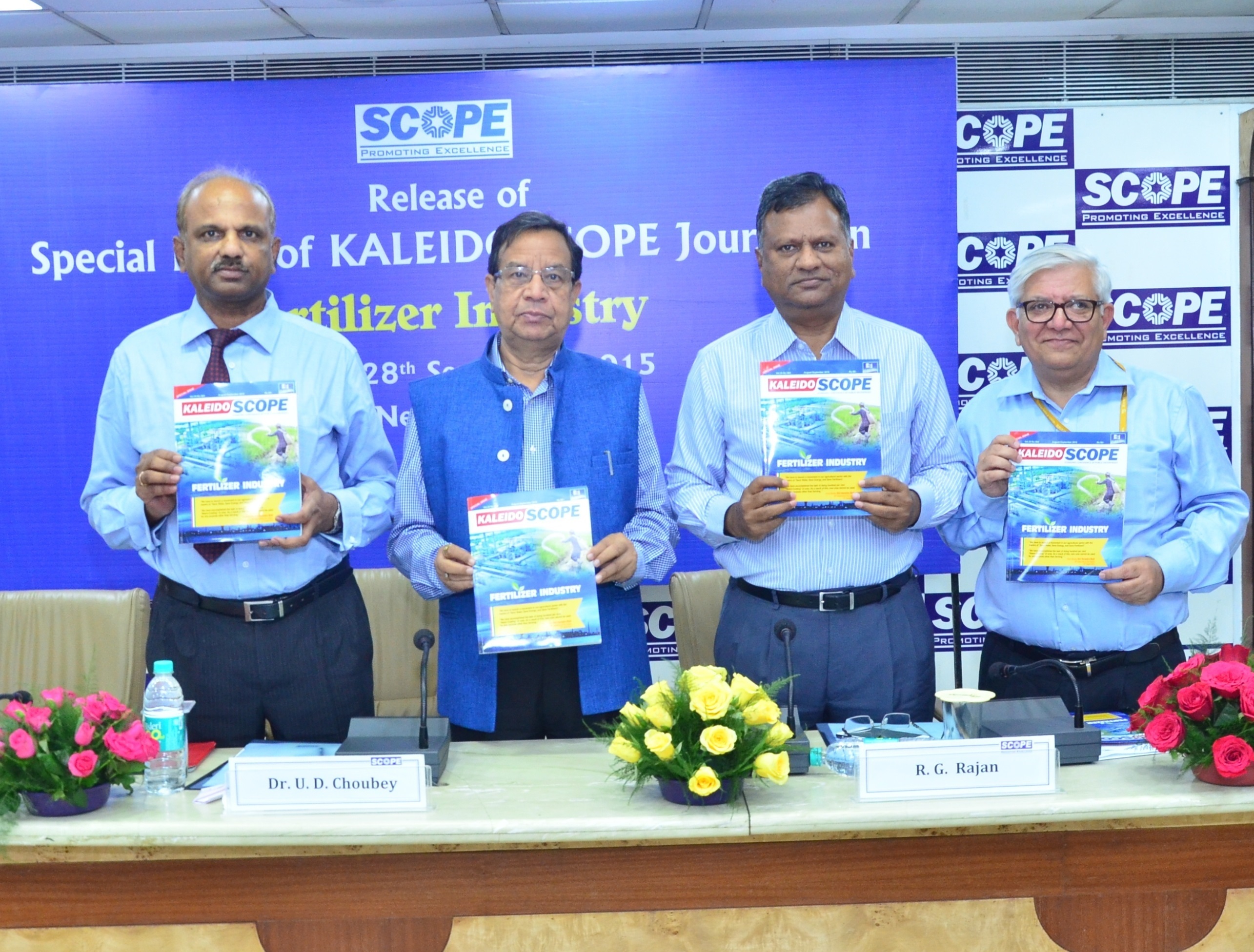 Shri. R.G.Rajan CMD RCF and Chairman SCOPE released SCOPE’s Special Issue on Fertilizer Sector